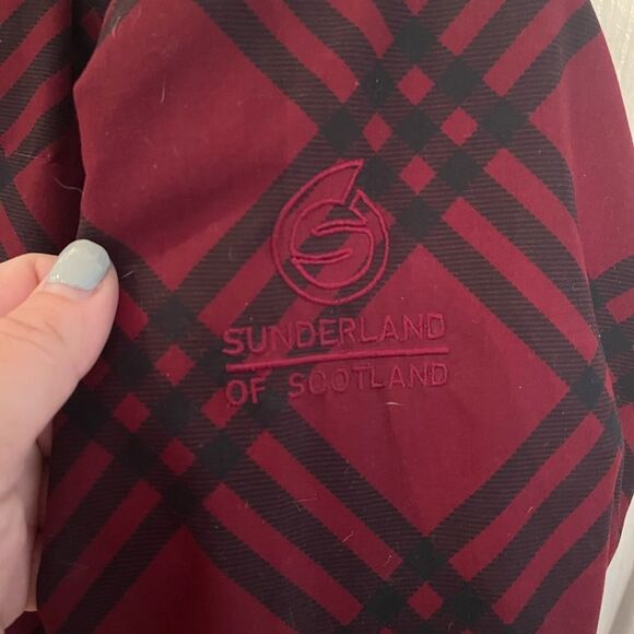 Sunderland of Scotland VintageCygnet Red & Navy Golf Rainwear sz M NWT - Picture 6 of 8